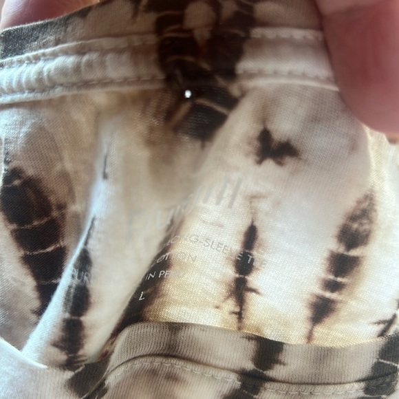 J. Jill Pure Jill Tie-Dyed Long Sleeve Tee Size Large - Picture 10 of 10